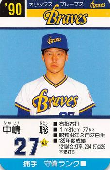 1990 Takara Orix Braves #27 Satoshi Nakajima Front