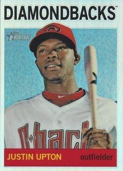 2013 Topps Heritage - Chrome Refractors #HC68 Justin Upton Front