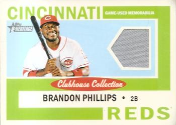 2013 Topps Heritage - Clubhouse Collection Relics #CCR-BP Brandon Phillips Front