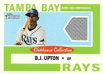 2013 Topps Heritage - Clubhouse Collection Relics #CCR-BU B.J. Upton Front