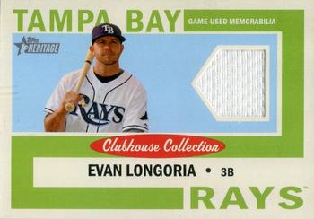 2013 Topps Heritage - Clubhouse Collection Relics #CCR-EL Evan Longoria Front