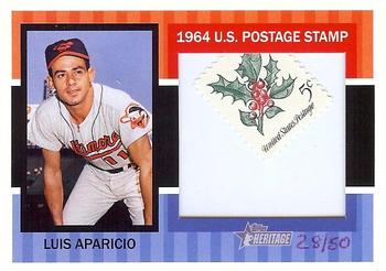 2013 Topps Heritage - Framed Stamps #64US-LA Luis Aparicio Front