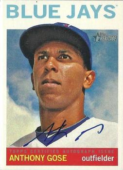 2013 Topps Heritage - Real One Autographs #ROA-AG Anthony Gose Front