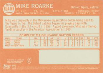 2013 Topps Heritage - Real One Autographs #ROA-MR Mike Roarke Back