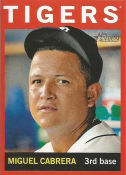2013 Topps Heritage - Red Border #426 Miguel Cabrera Front