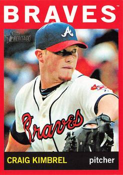2013 Topps Heritage - Red Border #126 Craig Kimbrel Front
