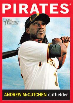 2013 Topps Heritage - Red Border #438 Andrew McCutchen Front
