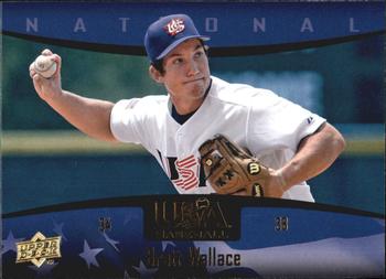 2008 Upper Deck USA Baseball Box Set #25 Brett Wallace Front