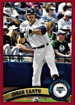 2011 Topps Update - Target Red Border #US272 Jorge Cantu Front