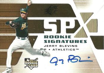 2008 SPx #131 Jerry Blevins Front