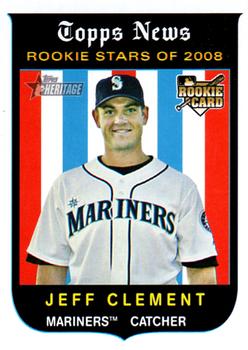 2008 Topps Heritage #120 Jeff Clement Front