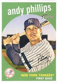 2008 Topps Heritage #271 Andy Phillips Front