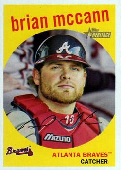 2008 Topps Heritage #425 Brian McCann Front