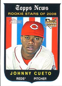 2008 Topps Heritage #503 Johnny Cueto Front