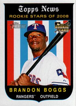 2008 Topps Heritage #518 Brandon Boggs Front