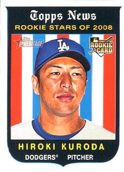 2008 Topps Heritage #524 Hiroki Kuroda Front