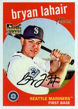 2008 Topps Heritage #566 Bryan Lahair Front