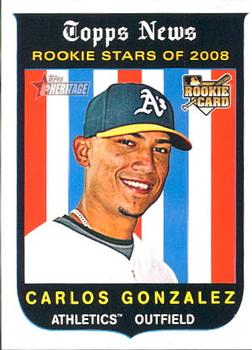 2008 Topps Heritage #578 Carlos Gonzalez Front