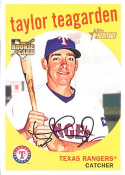 2008 Topps Heritage #672 Taylor Teagarden Front
