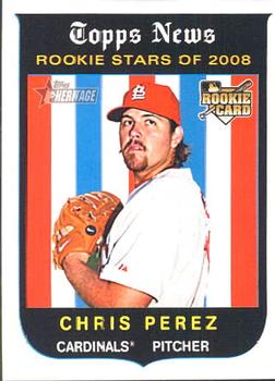 2008 Topps Heritage #715 Chris Perez Front