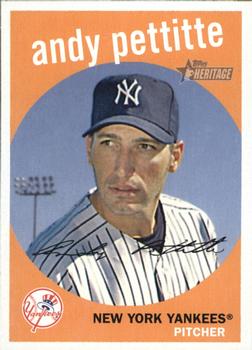 2008 Topps Heritage #60 Andy Pettitte Front