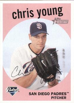 2008 Topps Heritage #62 Chris Young Front