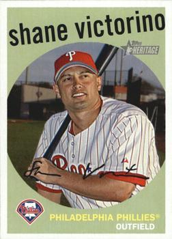 2008 Topps Heritage #227 Shane Victorino Front