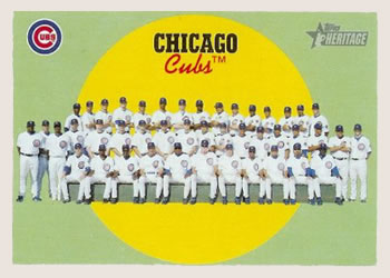 2008 Topps Heritage #304 Chicago Cubs Front