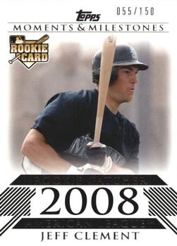 2008 Topps Moments & Milestones #158 Jeff Clement Front