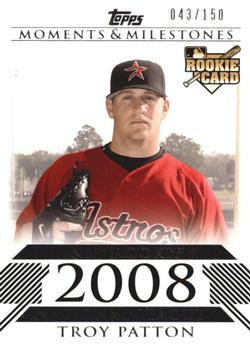 2008 Topps Moments & Milestones #186 Troy Patton Front