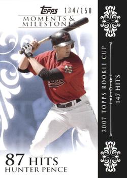 2008 Topps Moments & Milestones #10-87 Hunter Pence Front