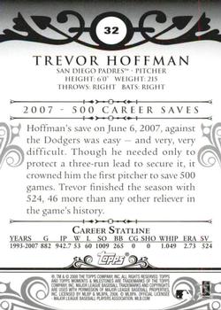 2008 Topps Moments & Milestones #32-333 Trevor Hoffman Back