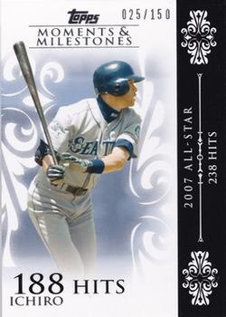 2008 Topps Moments & Milestones #63-188 Ichiro Suzuki Front