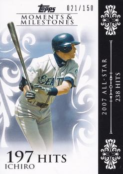 2008 Topps Moments & Milestones #63-197 Ichiro Suzuki Front