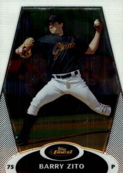 2008 Finest #72 Barry Zito Front