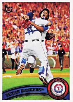 2011 Topps - Throwback #543 Texas Rangers Front