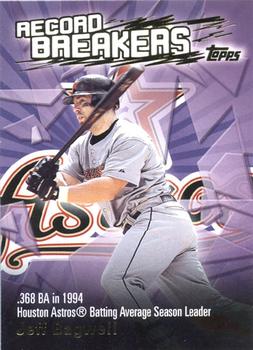 2003 Topps - Record Breakers (Series One) #RB-JB Jeff Bagwell Front