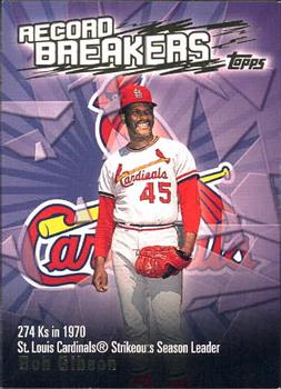 2003 Topps - Record Breakers (Series One) #RB-BG Bob Gibson Front