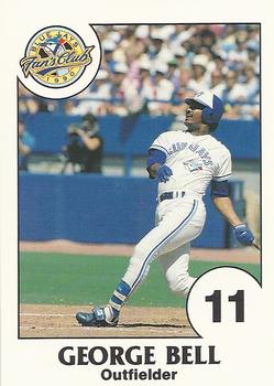 1990 Toronto Blue Jays Fire Safety #NNO George Bell Front