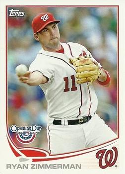 2013 Topps Opening Day #147 Ryan Zimmerman Front