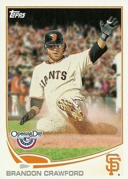 2013 Topps Opening Day #155 Brandon Crawford Front