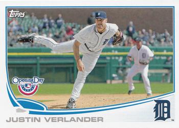 2013 Topps Opening Day #35 Justin Verlander Front