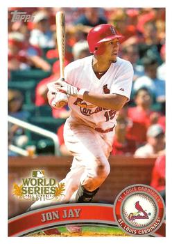 2011 Topps World Series Champions St. Louis Cardinals #WS6 Jon Jay Front