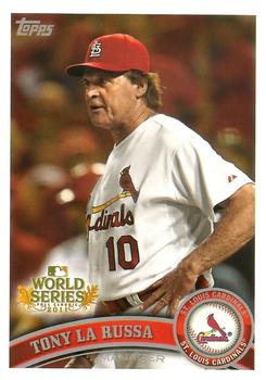 2011 Topps World Series Champions St. Louis Cardinals #WS27 Tony LaRussa Front