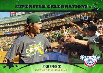 2013 Topps Opening Day - Superstar Celebrations #SC-7 Josh Reddick Front