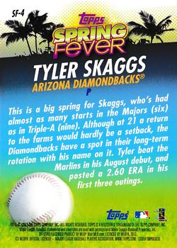 2013 Topps - Spring Fever #SF-4 Tyler Skaggs Back