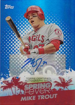 2013 Topps - Spring Fever Autographs #SFA-MT Mike Trout Front