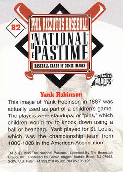 1995 Comic Images Phil Rizzuto's Baseball: The National Pastime #82 Yank Robinson Back