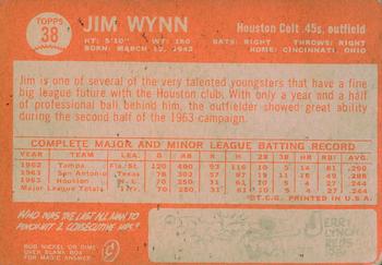2013 Topps Heritage - 50th Anniversary Buybacks #38 Jim Wynn Back