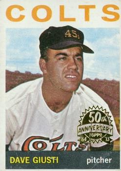 2013 Topps Heritage - 50th Anniversary Buybacks #354 Dave Giusti Front